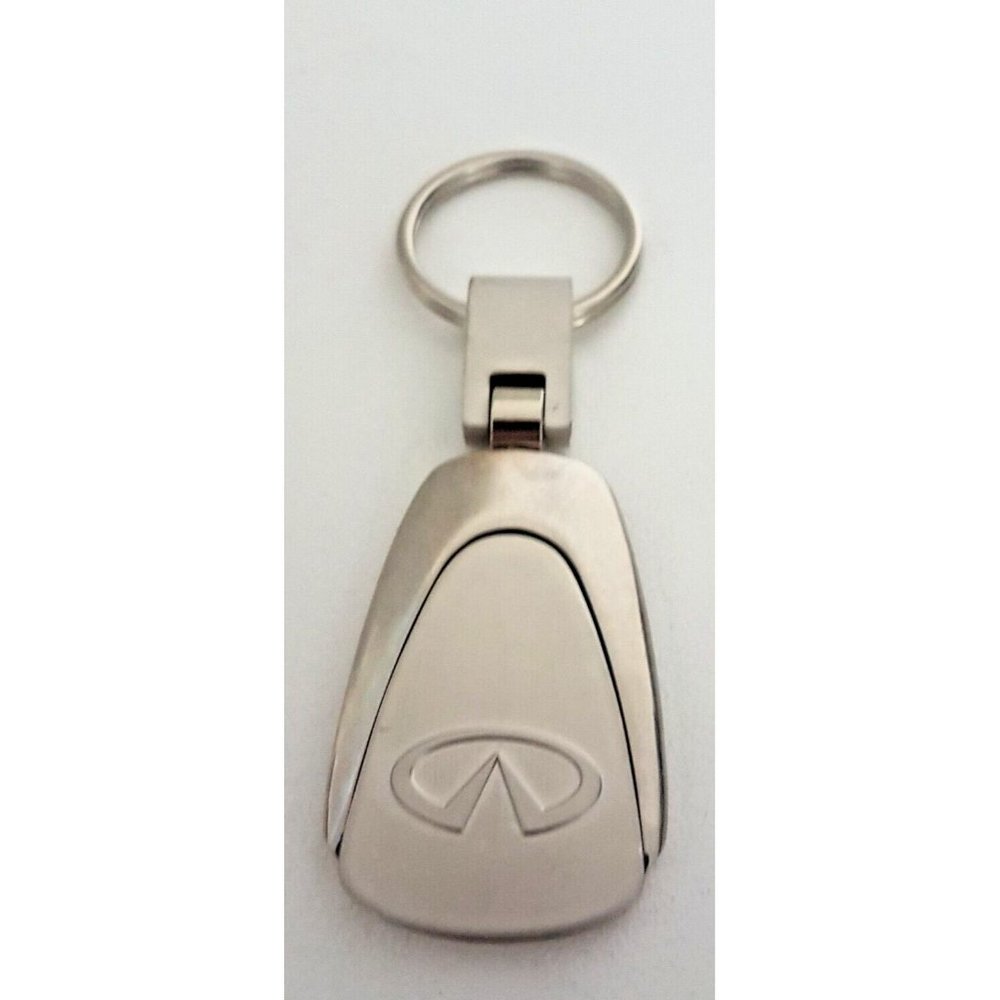 KeyChain Key Ring  For Infiniti Silver Color Metal NEW